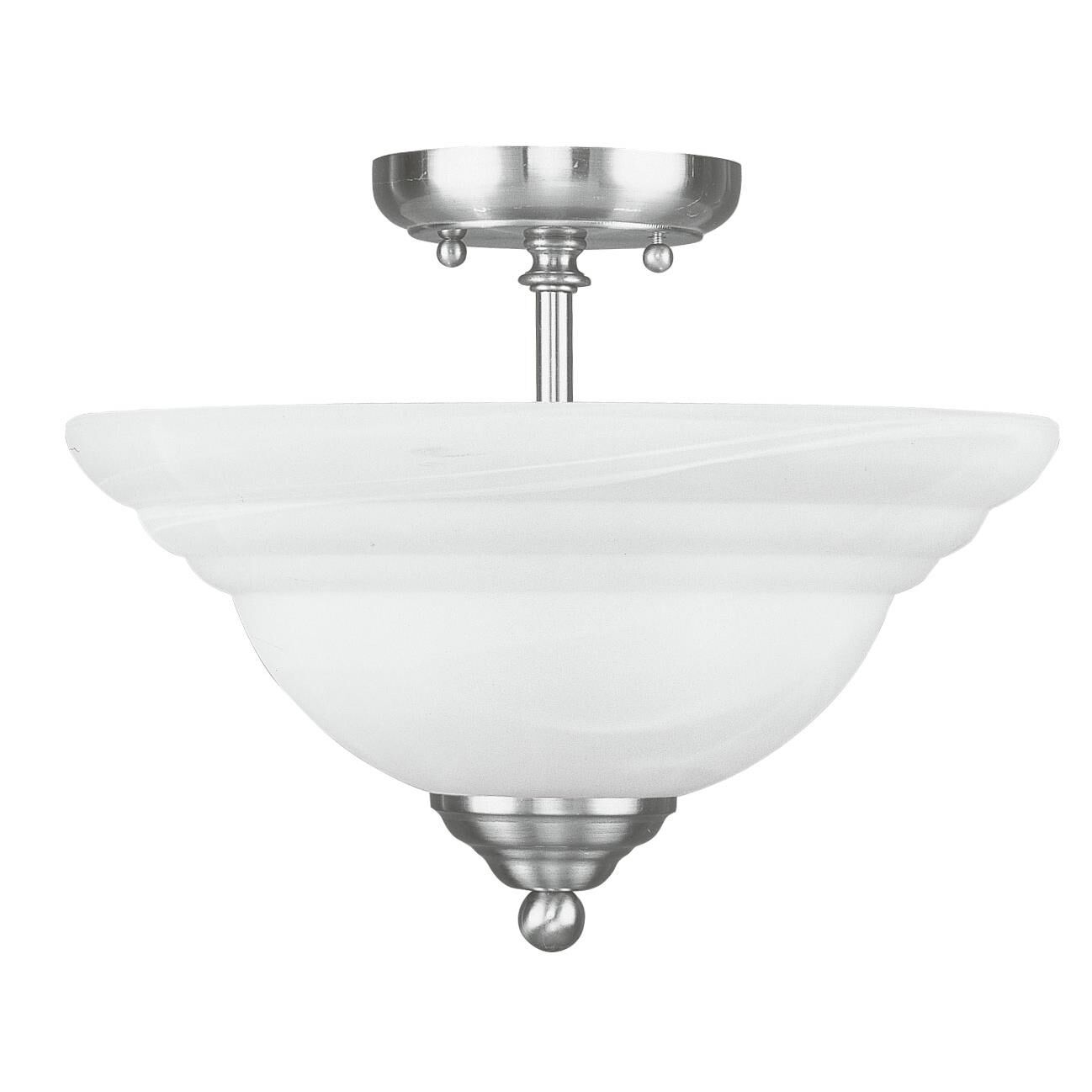 North Port 13 Inch 2 Light Semi Flush Mount by Livex Lighting